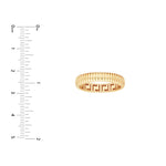 Rounded Ribbed Band