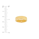 Wide Ridge Ribbed Band