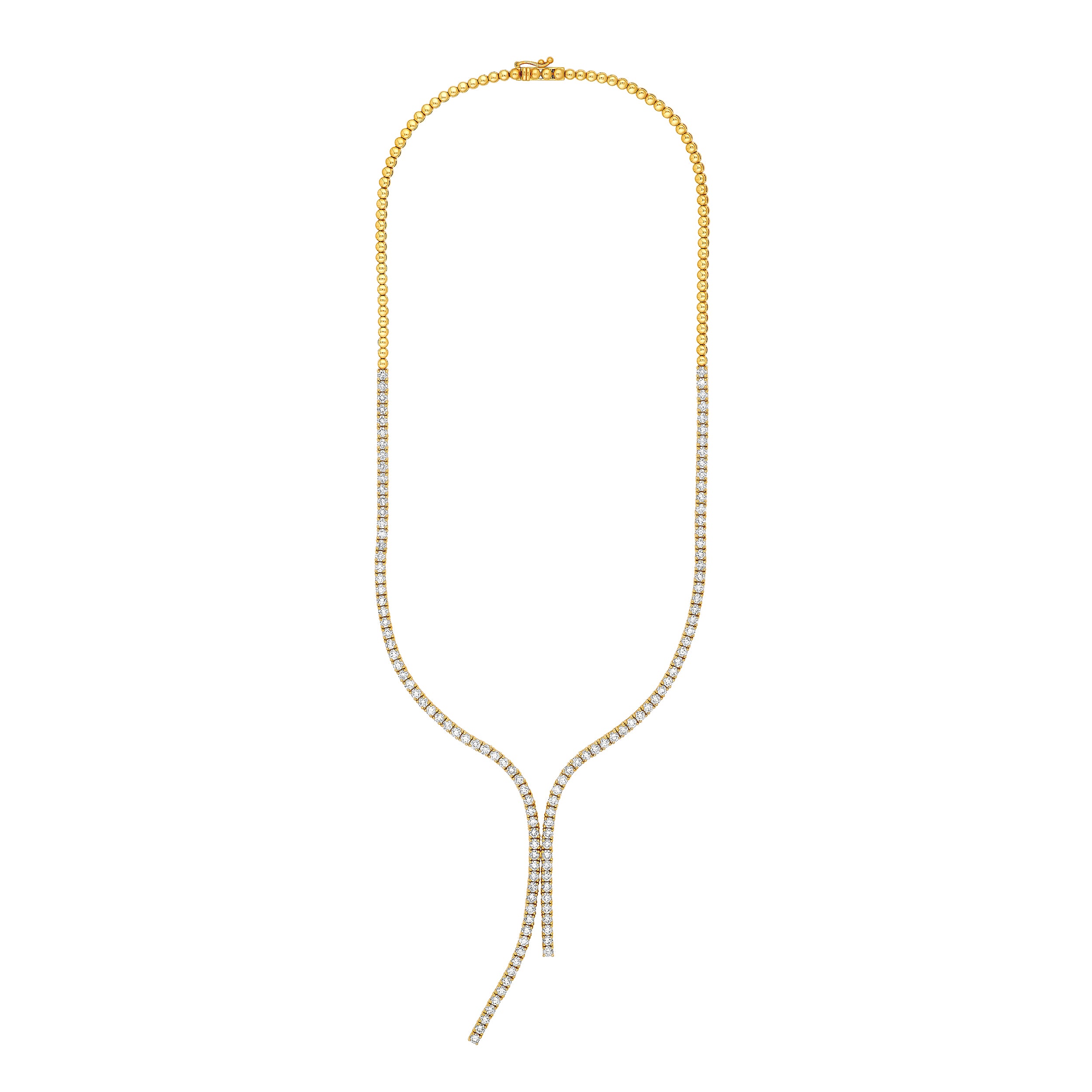 7-1/2tcw Diamond Lariat Necklace