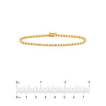 Bezel Set Diamond Tennis Bracelet (1tcw)