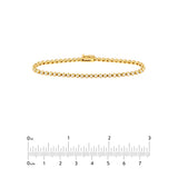 Bezel Set Diamond Tennis Bracelet (1tcw)