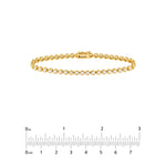 Bezel Set Diamond Tennis Bracelet (2-5/8tcw)
