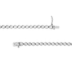 Bezel Set Diamond Tennis Bracelet (2-5/8tcw)