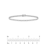 Bezel Set Diamond Tennis Bracelet (2-5/8tcw)