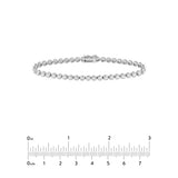 Bezel Set Diamond Tennis Bracelet (2-5/8tcw)