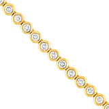 Bezel Set Diamond Necklace (4-1/6tcw)