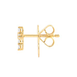Diamond Cross Earrings (1/6tcw)