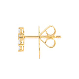 Diamond Cross Earrings (1/6tcw)