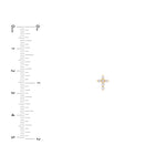 Diamond Cross Earrings (1/6tcw)