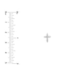 Diamond Cross Earrings (1/4tcw)