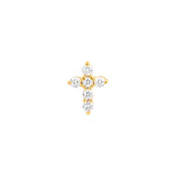 Diamond Cross Earrings (1/4tcw)