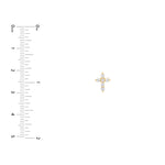 Diamond Cross Earrings (1/4tcw)