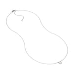 1/4tcw Diamond Bezel Necklace