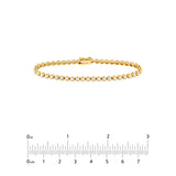 Bezel Set Diamond Tennis Bracelet (2-1/4tcw)