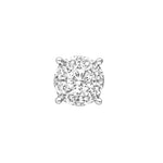 3/4tcw Round Diamond Stud Earrings