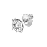 3/4tcw Round Diamond Stud Earrings