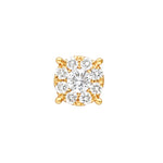 3/4tcw Round Diamond Stud Earrings