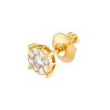 3/4tcw Round Diamond Stud Earrings