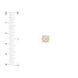 3/4tcw Round Diamond Stud Earrings