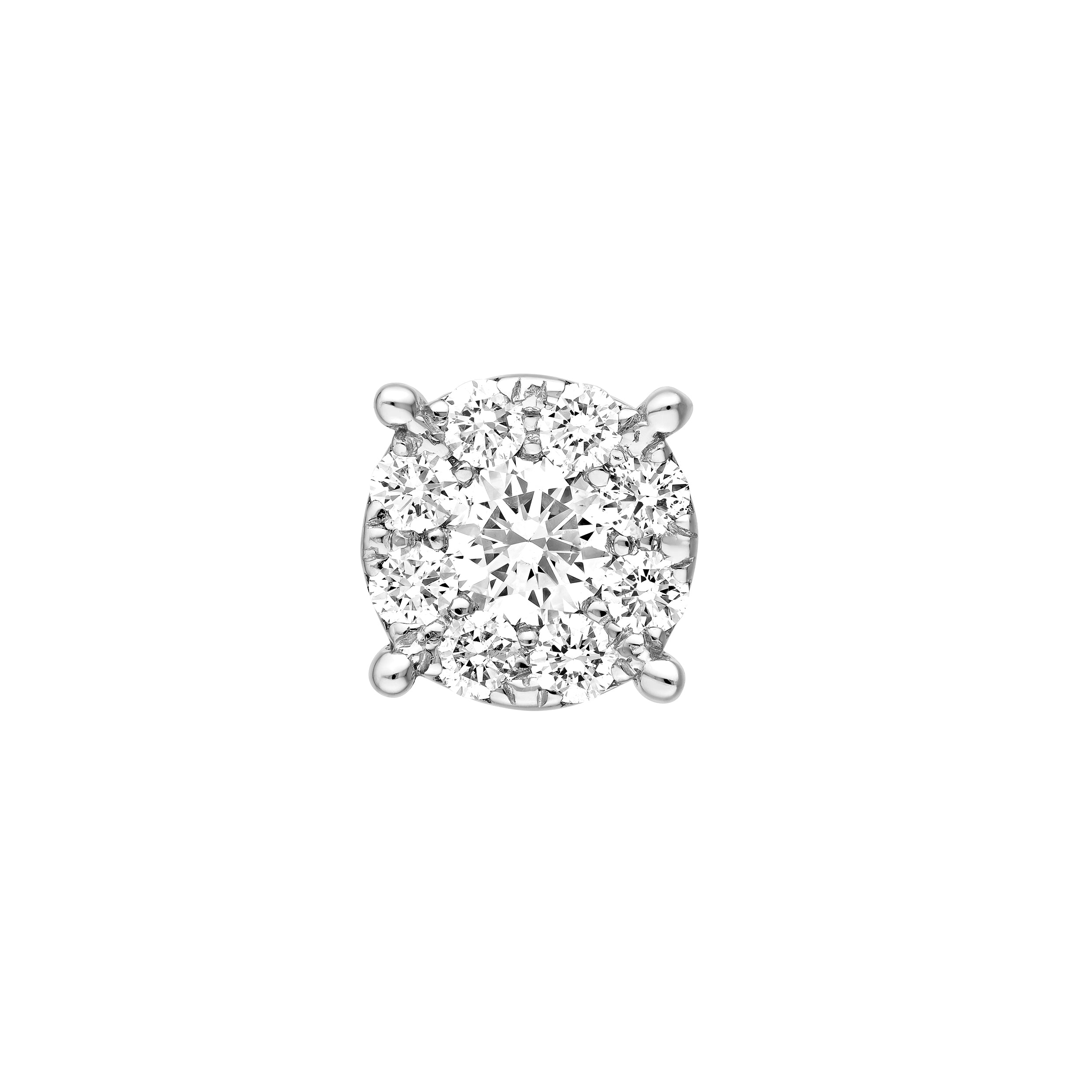 3/4tcw Round Diamond Stud Earrings