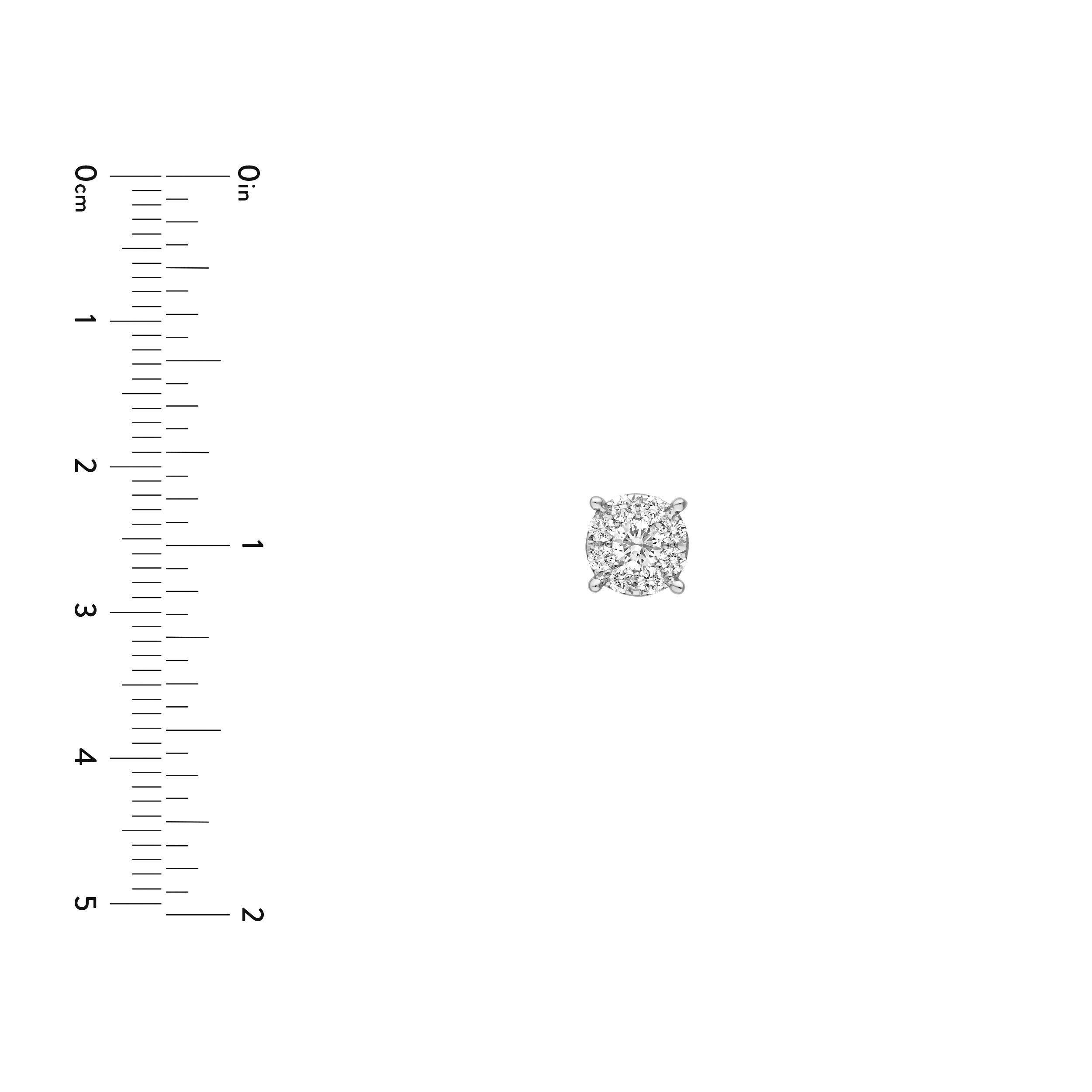 3/4tcw Round Diamond Stud Earrings