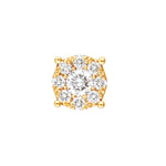3/8tcw Diamond Frame Stud Earrings