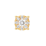 3/8tcw Diamond Frame Stud Earrings