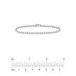 Bezel Set Diamond Tennis Bracelet (1-1/2tcw)