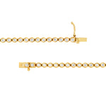 Bezel Set Diamond Tennis Bracelet (1-1/2tcw)