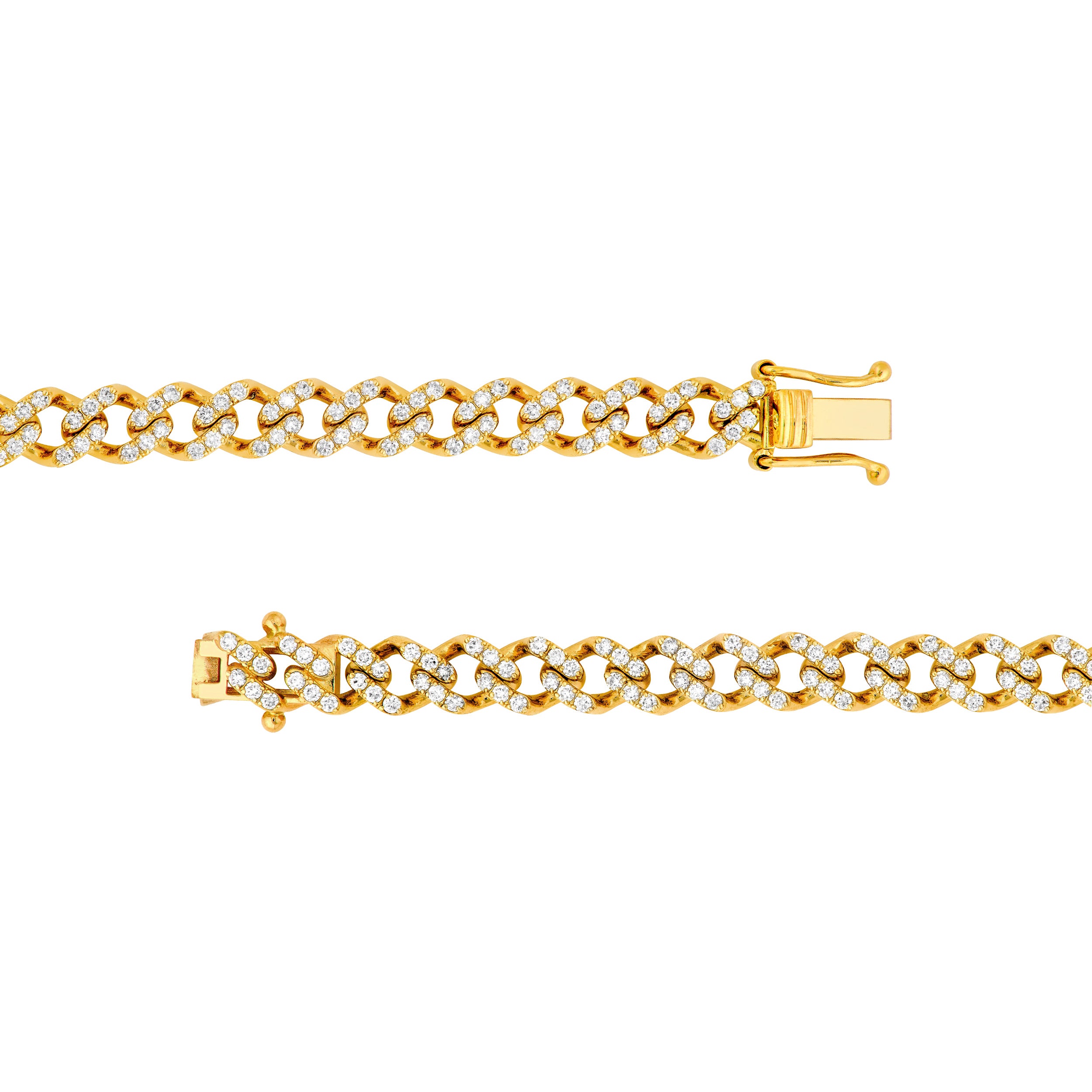 Diamond Curb Link Bracelet (1-7/8tcw)