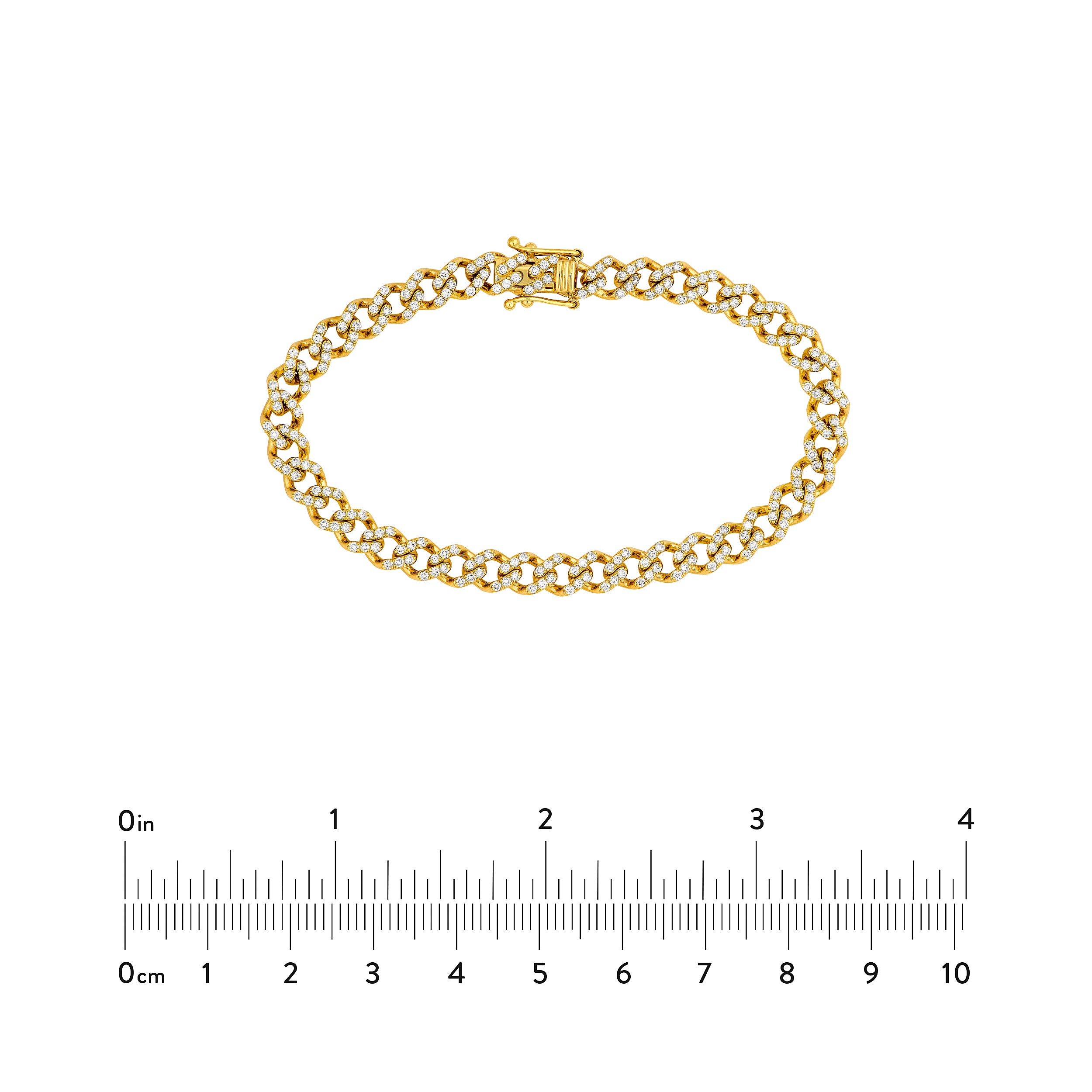 Diamond Curb Link Bracelet (1-7/8tcw)
