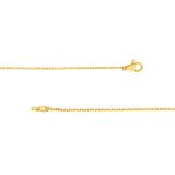 Bezel Set 3 Stone Graduated Necklace