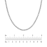 Large Bezel Set Diamond Necklace (7tcw)