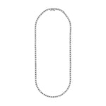 Large Bezel Set Diamond Necklace (7tcw)