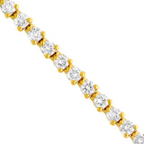 Diamond 3-Prong Tennis Bracelet (1-5/8tcw)