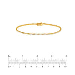 Diamond 3-Prong Tennis Bracelet (1-5/8tcw)