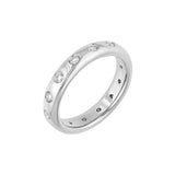 1/2tcw Round Diamond Straight Band Ring