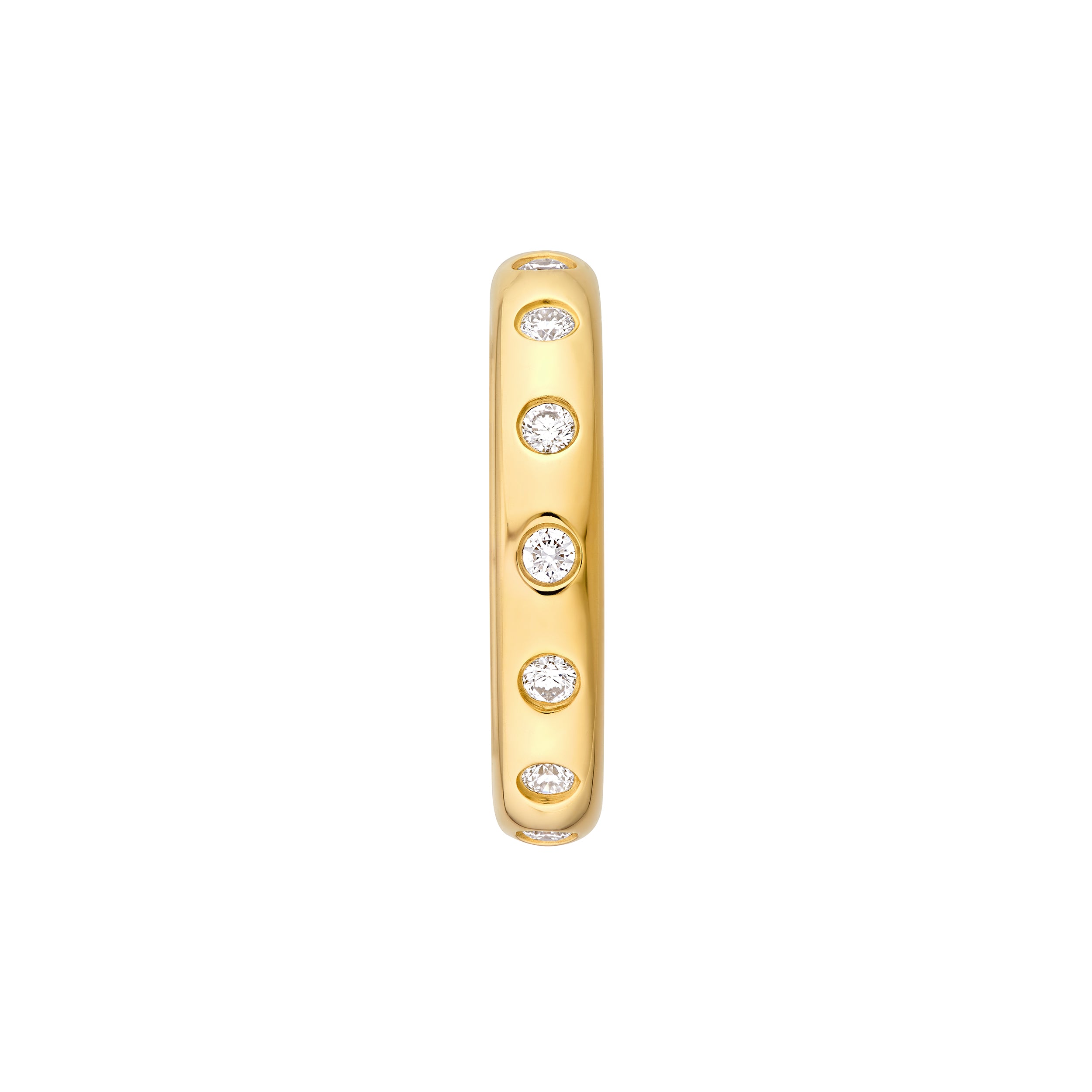 1/2tcw Round Diamond Straight Band Ring