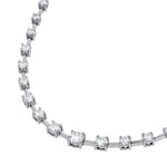 2-1/2tcw Diamond Ascending Stone Necklace
