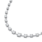 2-1/2tcw Diamond Ascending Stone Necklace