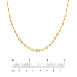 2-1/2tcw Diamond Ascending Stone Necklace