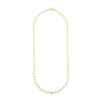 2-1/2tcw Diamond Assending Stone Necklace