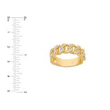 3/4tcw Round Stone Ring