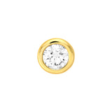 1/2tcw Round Diamond Martini Bezel Stud Earrings