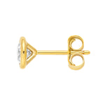 3/8tcw Round Diamond Martini Stud Earrings