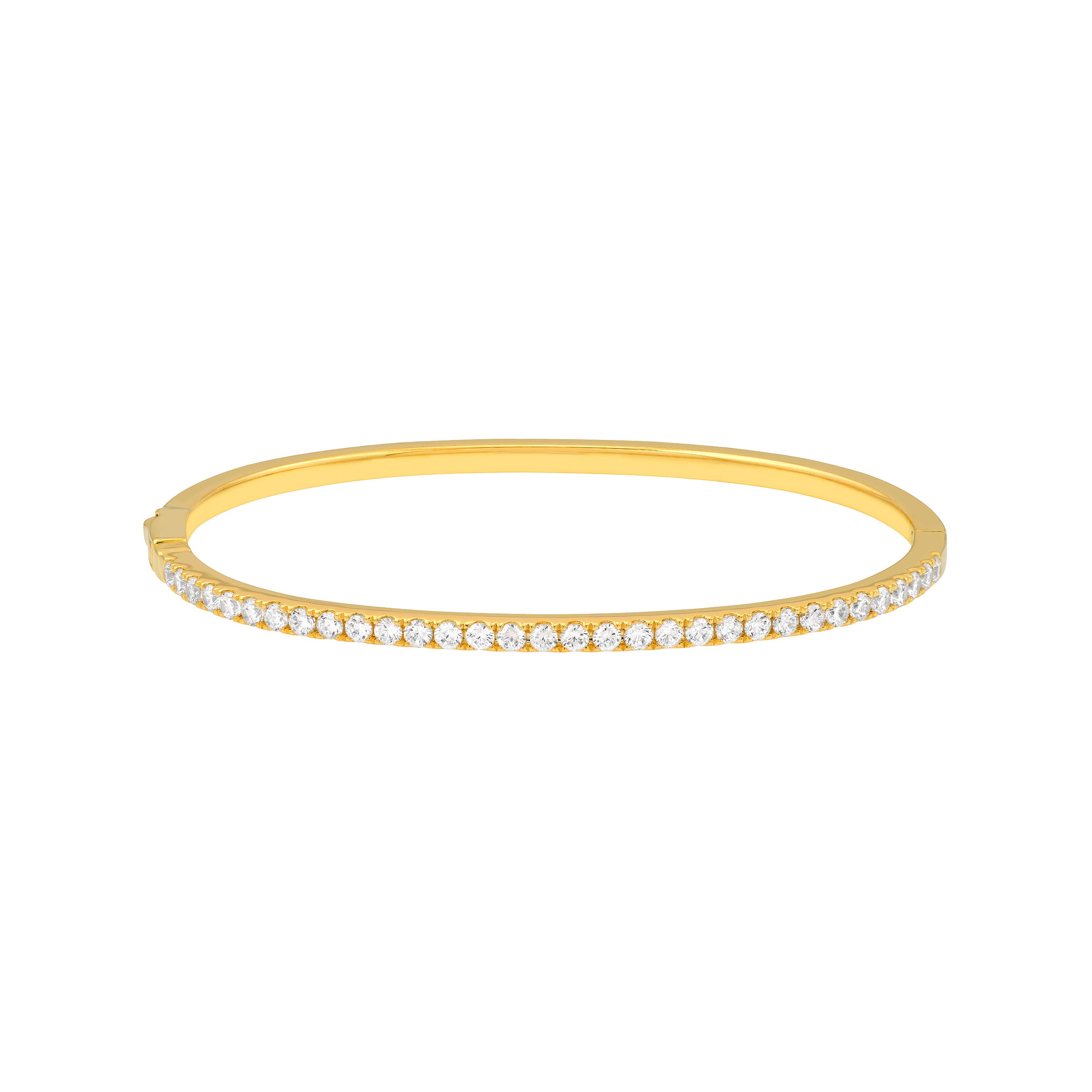 Diamond Half Bangle Bracelet (1-3/8tcw)