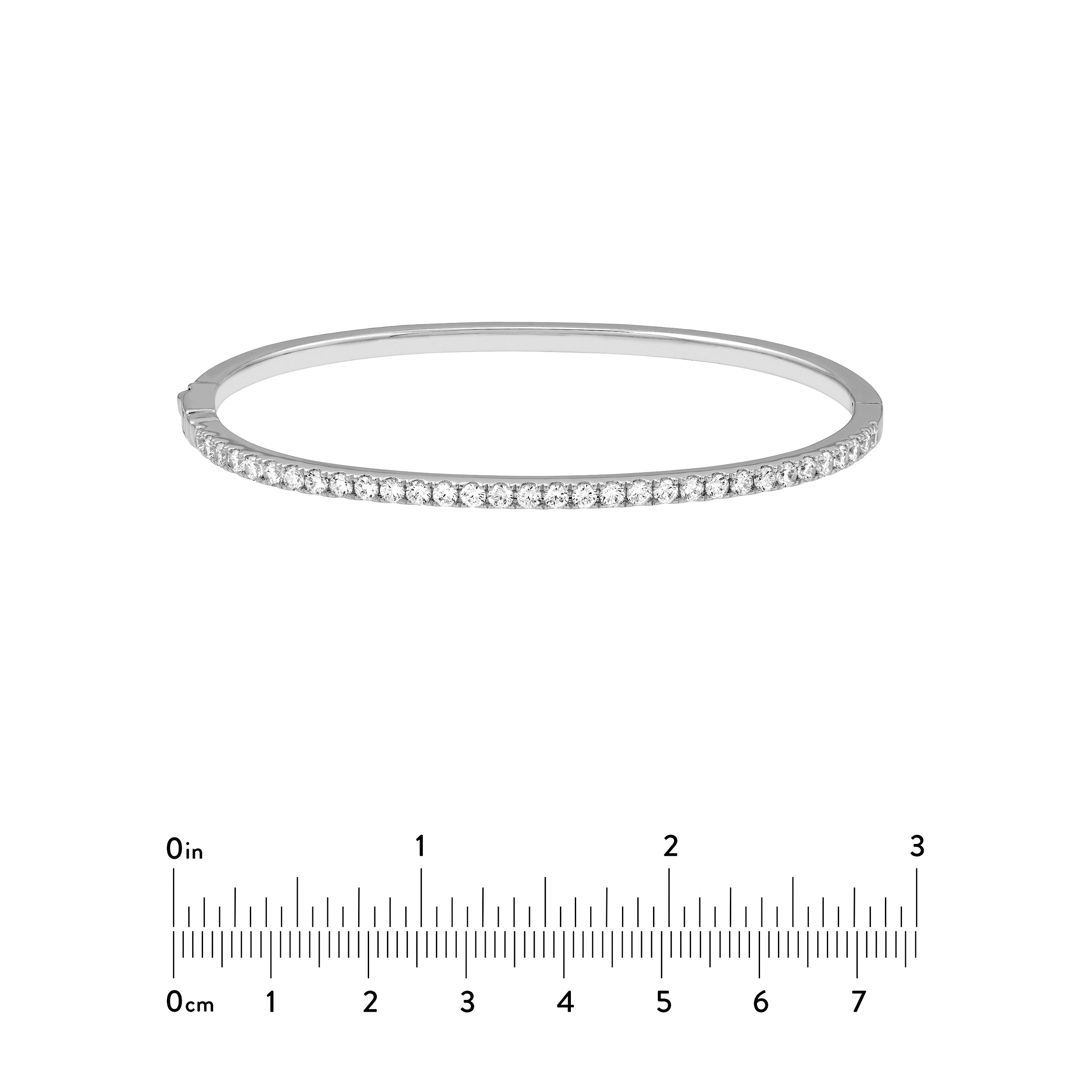 Diamond Half Bangle Bracelet (1-3/8tcw)