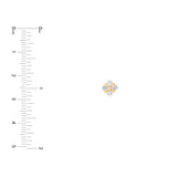 1/2tcw Diamond Flower Stud Earrings