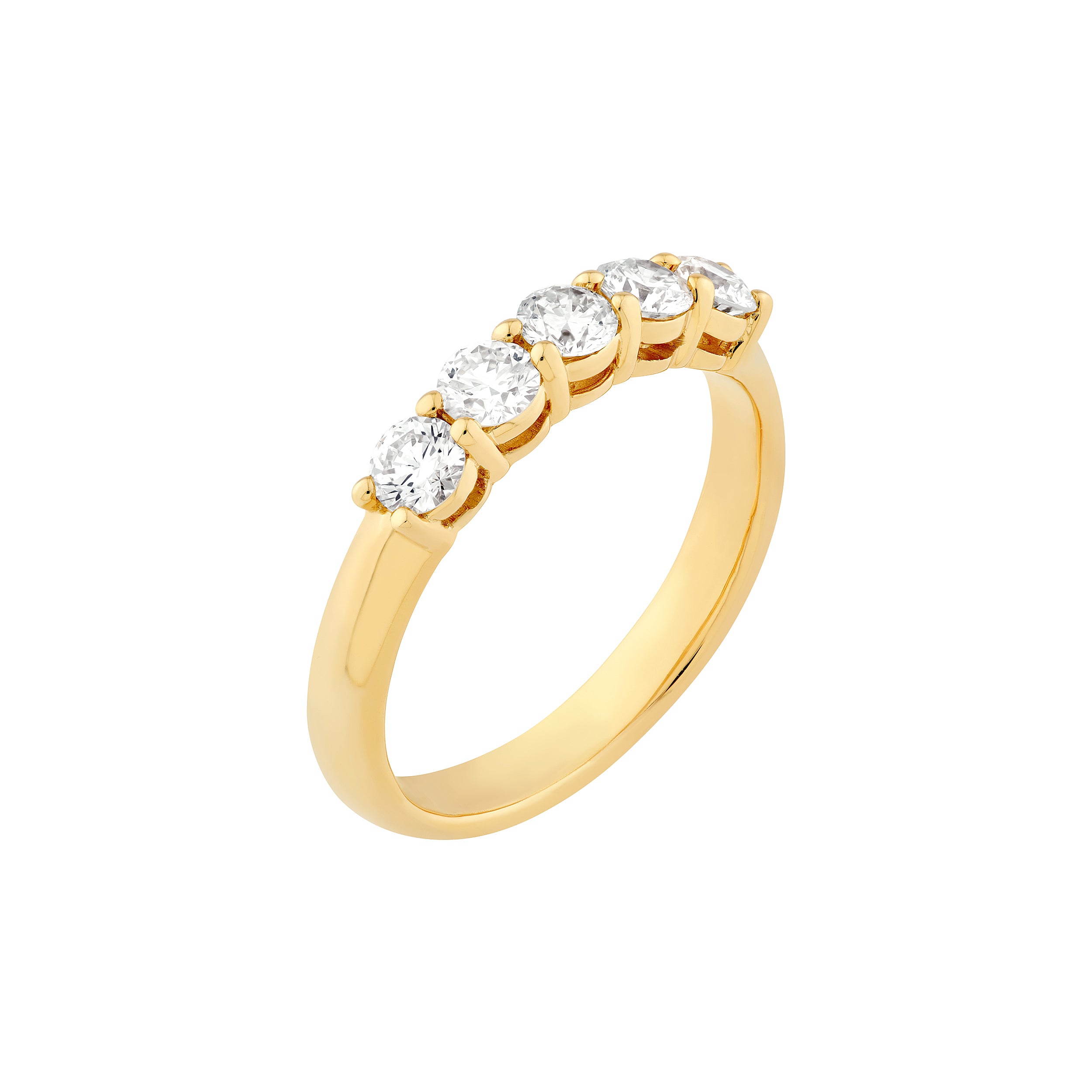 7/8tcw 5 Stone Diamond Ring