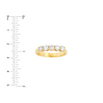 7/8tcw 5 Stone Diamond Ring
